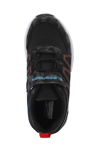 Slazenger ELIPS Boys' Sneaker Shoes Black Camouflage - Thumbnail