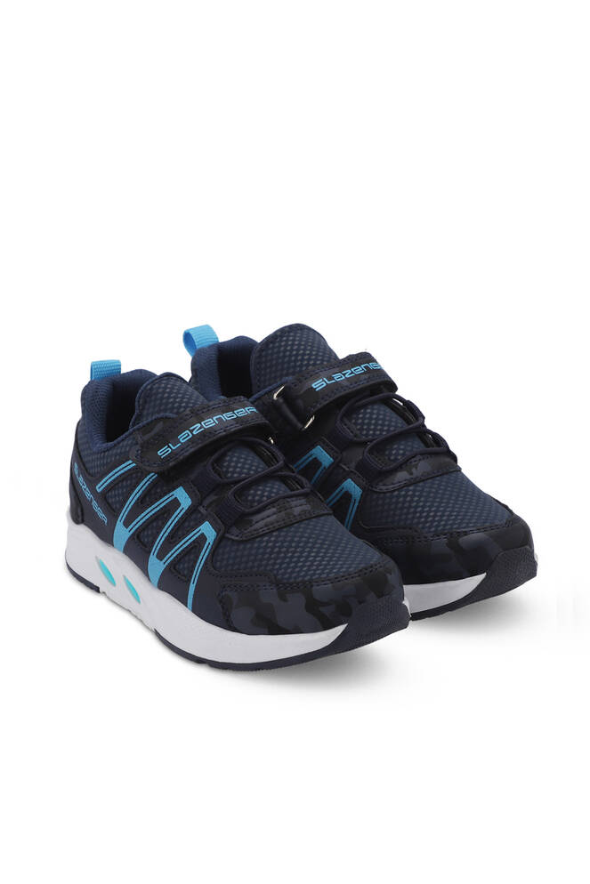 Slazenger ELIPS Boys' Sneaker Shoes Navy Camouflage