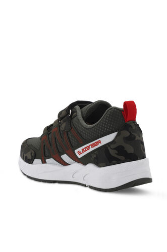 Slazenger ELIPS Boys' Sneaker Shoes Olive Camouflage - Thumbnail