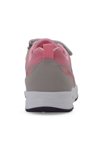 Slazenger ELIPS Girls' Sneaker Shoes Gray - Pink - Thumbnail