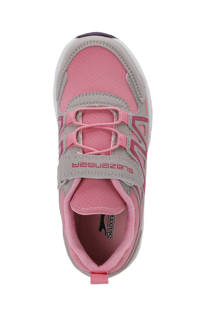 Slazenger ELIPS Kız Çocuk Sneaker Ayakkabı Gri - Pembe