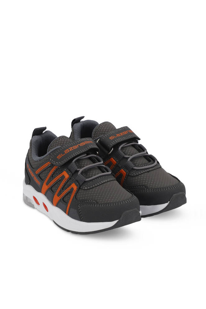 Slazenger ELIPS Unisex Çocuk Sneaker Ayakkabı Koyu Gri