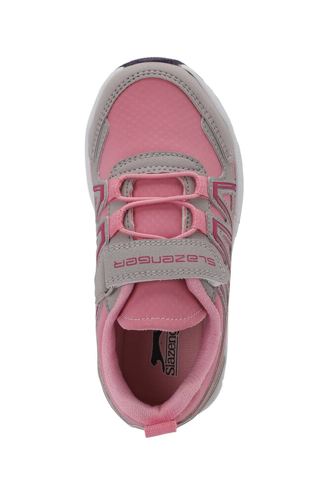 Slazenger ELIPS Unisex Kids Sneaker Shoes Gray - Pink