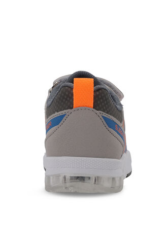 Slazenger ELIPS Unisex Kids Sneaker Shoes Gray - Thumbnail