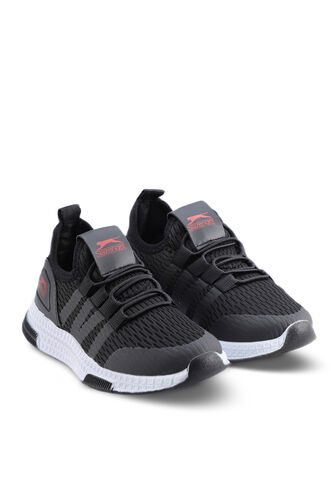 Slazenger EXPO Sneaker Boys' Shoes Black - Red - Thumbnail