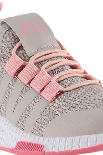 Slazenger EXPO Sneaker Girls Children's Shoes Gray - Pink - Thumbnail