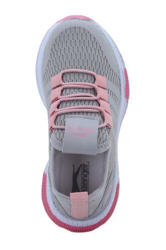 Slazenger EXPO Sneaker Girls Children's Shoes Gray - Pink - Thumbnail