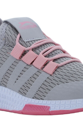 Slazenger EXPO Sneaker Girls Children's Shoes Gray - Pink - Thumbnail