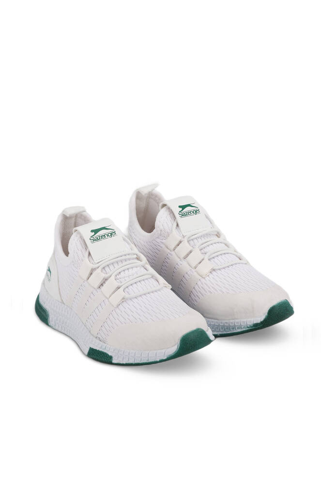 Slazenger EXPO Sneaker Unisex Çocuk Ayakkabı Beyaz - Yeşil