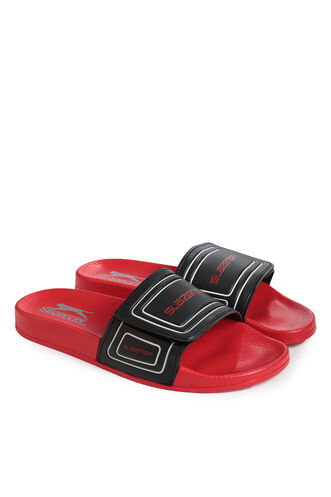 Slazenger FABIA Men's Slippers Black - Red - Thumbnail