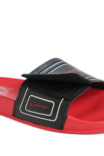 Slazenger FABIA Men's Slippers Black - Red - Thumbnail