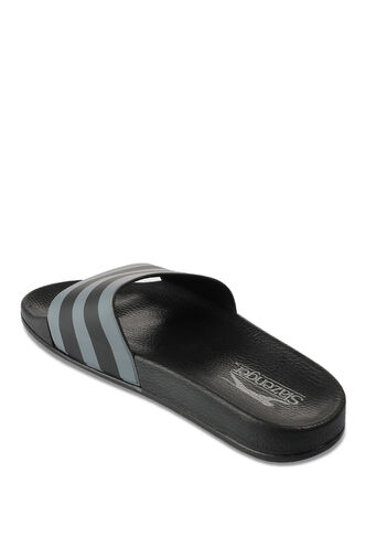 Slazenger FABRI Unisex Slippers Black - Dark Grey - Thumbnail