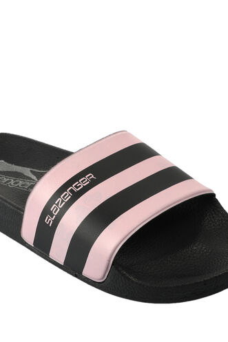 Slazenger FABRI Women's Slippers Black - Pink - Thumbnail