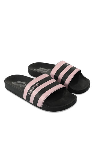 Slazenger FABRI Women's Slippers Black - Pink - Thumbnail