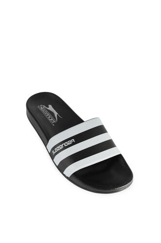 Slazenger FABRI Women's Slippers Black - White - Thumbnail