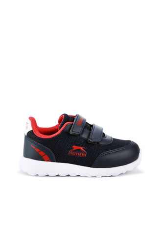 Slazenger FAINA Sneaker Boys' Shoes Navy - Red - Thumbnail