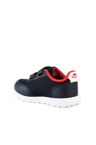 Slazenger FAINA Sneaker Boys' Shoes Navy - Red - Thumbnail