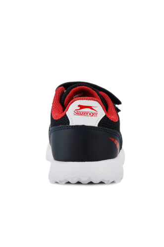 Slazenger FAINA Sneaker Boys' Shoes Navy - Red - Thumbnail