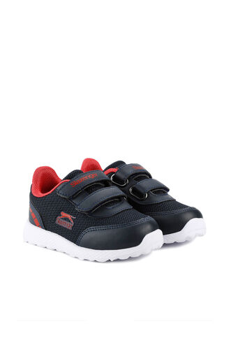 Slazenger FAINA Sneaker Boys' Shoes Navy - Red - Thumbnail