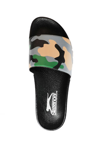 Slazenger FALLOW Men's Slippers Black - Beige Camouflage - Thumbnail