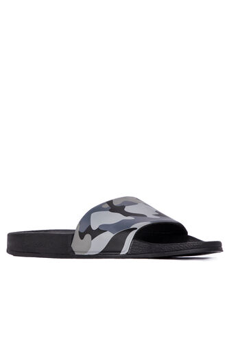 Slazenger FALLOW Men's Slippers Black Camouflage - Thumbnail