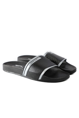 Slazenger FERONA Men's Slippers Black - Silver - Thumbnail