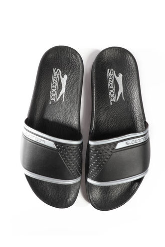 Slazenger FERONA Men's Slippers Black - Silver - Thumbnail