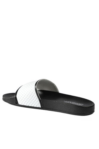 Slazenger FERONA Men's Slippers White - Black - Thumbnail