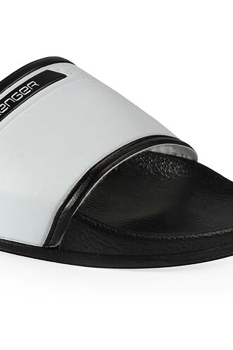 Slazenger FERONA Men's Slippers White - Black - Thumbnail