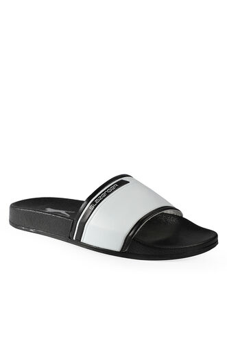 Slazenger FERONA Men's Slippers White - Black - Thumbnail