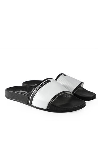 Slazenger FERONA Men's Slippers White - Black - Thumbnail