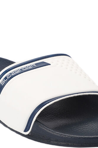 Slazenger FERONA Men's Slippers White - Navy - Thumbnail