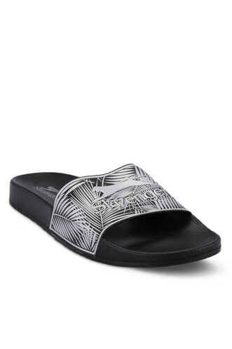 Slazenger FEVER Men's Slippers Black - Dark Grey - Thumbnail