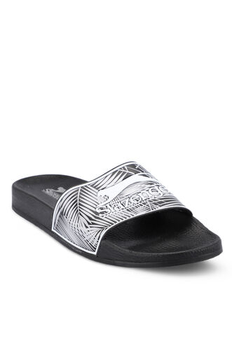 Slazenger FEVER Men's Slippers Black - White - Thumbnail