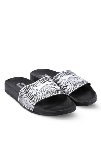 Slazenger FEVER Men's Slippers Black - White - Thumbnail