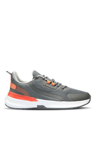 Slazenger FINAL Sneaker Men's Shoes Dark Gray - Orange - Thumbnail