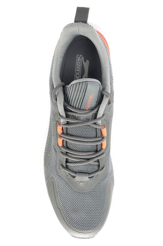 Slazenger FINAL Sneaker Men's Shoes Dark Gray - Orange - Thumbnail