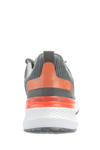 Slazenger FINAL Sneaker Men's Shoes Dark Gray - Orange - Thumbnail