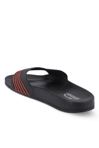 Slazenger FION Men's Slippers Black - Red - Thumbnail