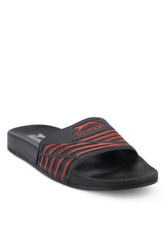 Slazenger FION Men's Slippers Black - Red - Thumbnail