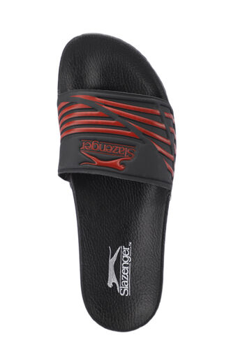 Slazenger FION Men's Slippers Black - Red - Thumbnail