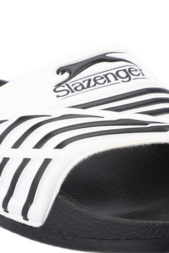 Slazenger FION Men's Slippers White - Black - Thumbnail