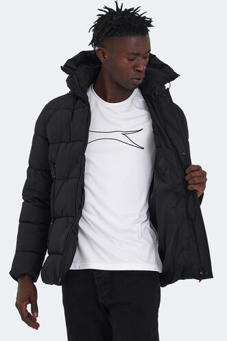 Slazenger GAFAR Men's Coat & Jacket Black - Thumbnail