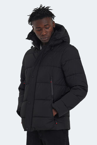 Slazenger GAFAR Men's Coat & Jacket Black - Thumbnail