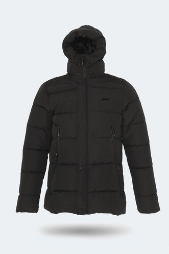 Slazenger - Slazenger GAFAR Plus Size Men's Coat & Jacket Black