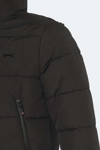 Slazenger GAFAR Plus Size Men's Coat & Jacket Black - Thumbnail