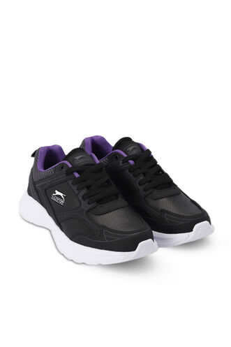 Slazenger GALA CLT Women's Sneaker Shoes Black - Purple - Thumbnail