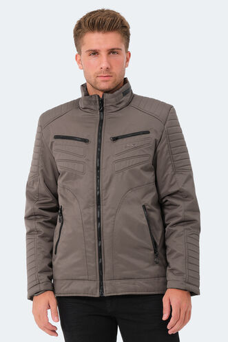 Slazenger GALIT Men's Coat & Jacket Dark Gray - Thumbnail