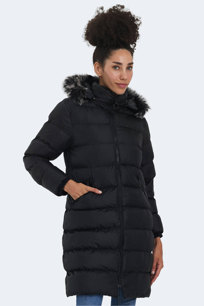 Slazenger GARLIC Women's Coat & Jacket Black