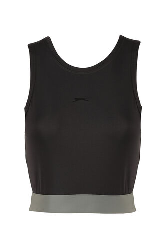 Slazenger - Slazenger GEENA Women's Fitness Tank Top Dark Grey